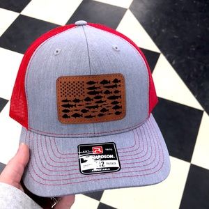 Brand new leather Patch hat Richardson 112